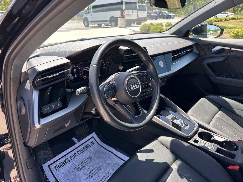 2023 Brilliant Black Audi A3 40 Premium FWD Sedan
