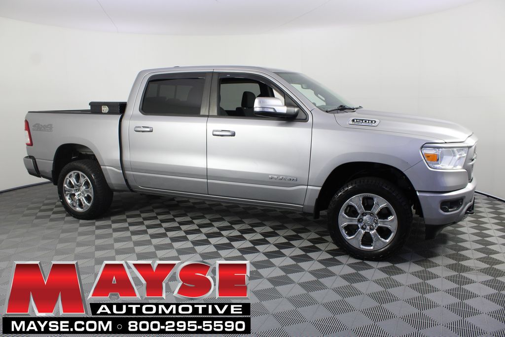 Billet Silver Metallic Clearcoat 2021 RAM 1500 Pickup Truck Four-Wheel Drive 8-Speed Automatic