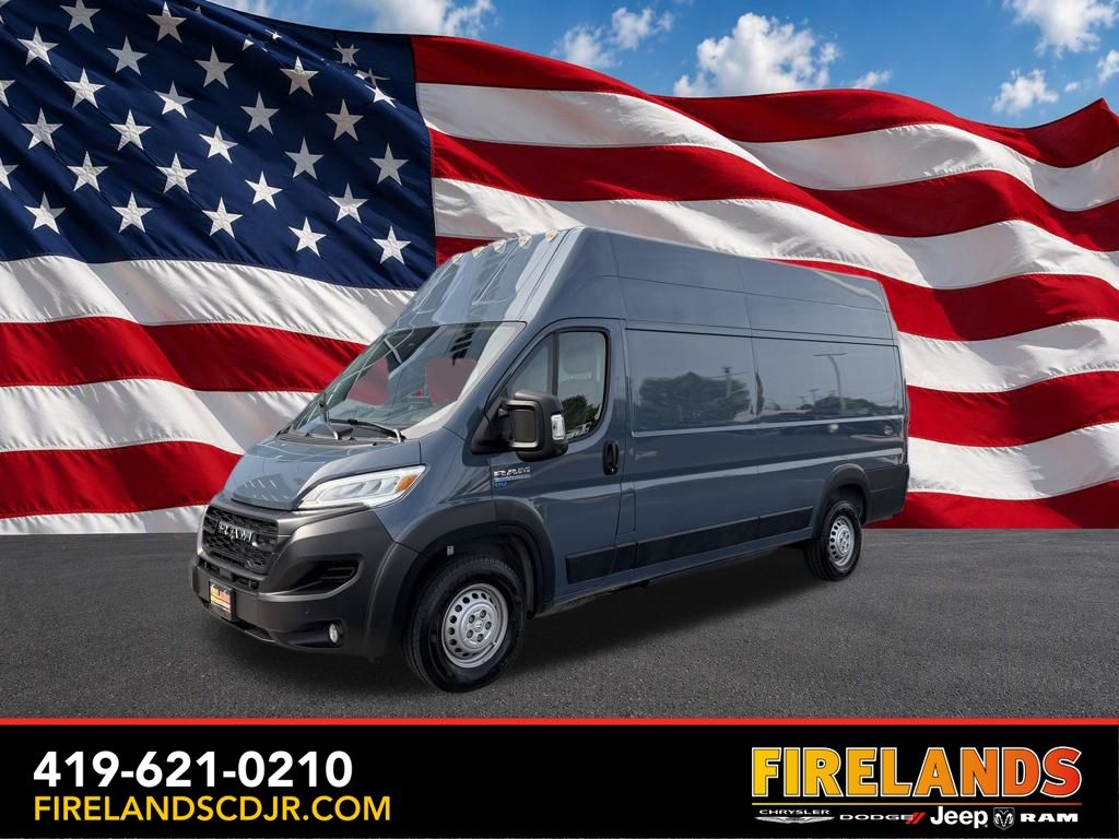Blue 2024 RAM ProMaster Van Front-Wheel Drive 1-Speed Automatic