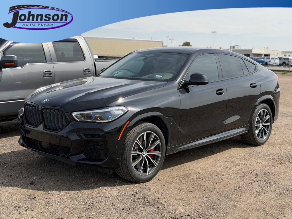 Black Sapphire Metallic 2023 BMW X6 M50i AWD SUV / Crossover All-Wheel Drive 8-Speed Automatic
