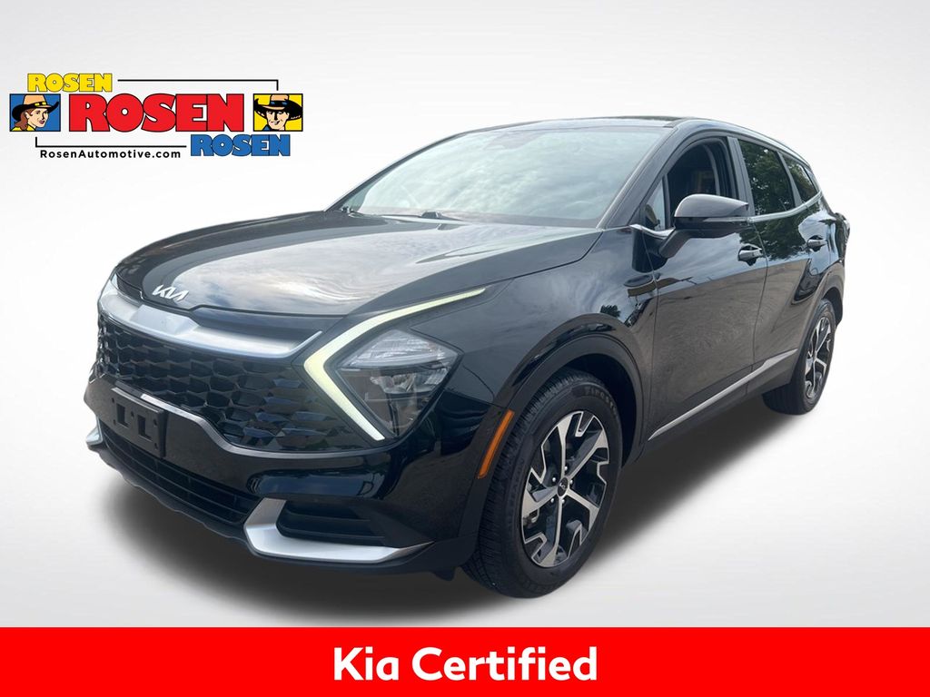 Ebony Black 2023 Kia Sportage SUV / Crossover Front-Wheel Drive 8-Speed Automatic