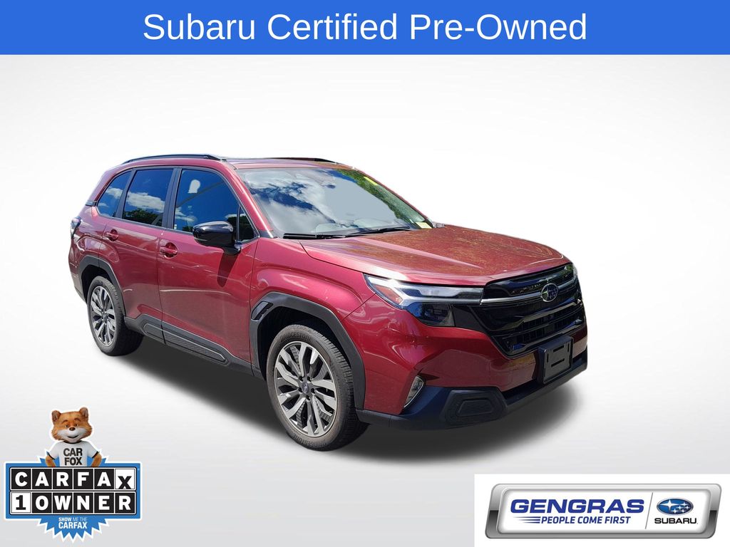 Crimson Red Pearl 2025 Subaru Forester SUV / Crossover All-Wheel Drive Continuously Variable Transmission