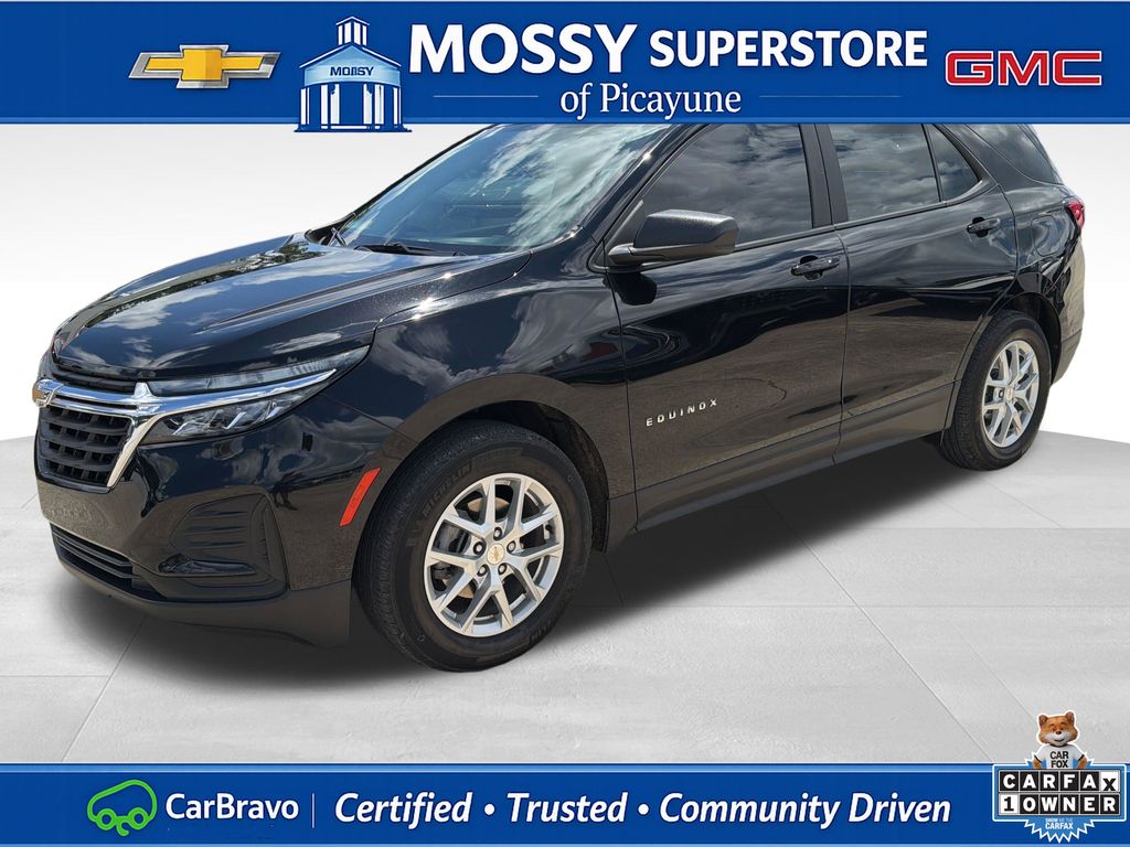 Mosaic Black Metallic 2023 Chevrolet Equinox LS FWD with 1LS SUV / Crossover Front-Wheel Drive 6-Speed Automatic Overdrive