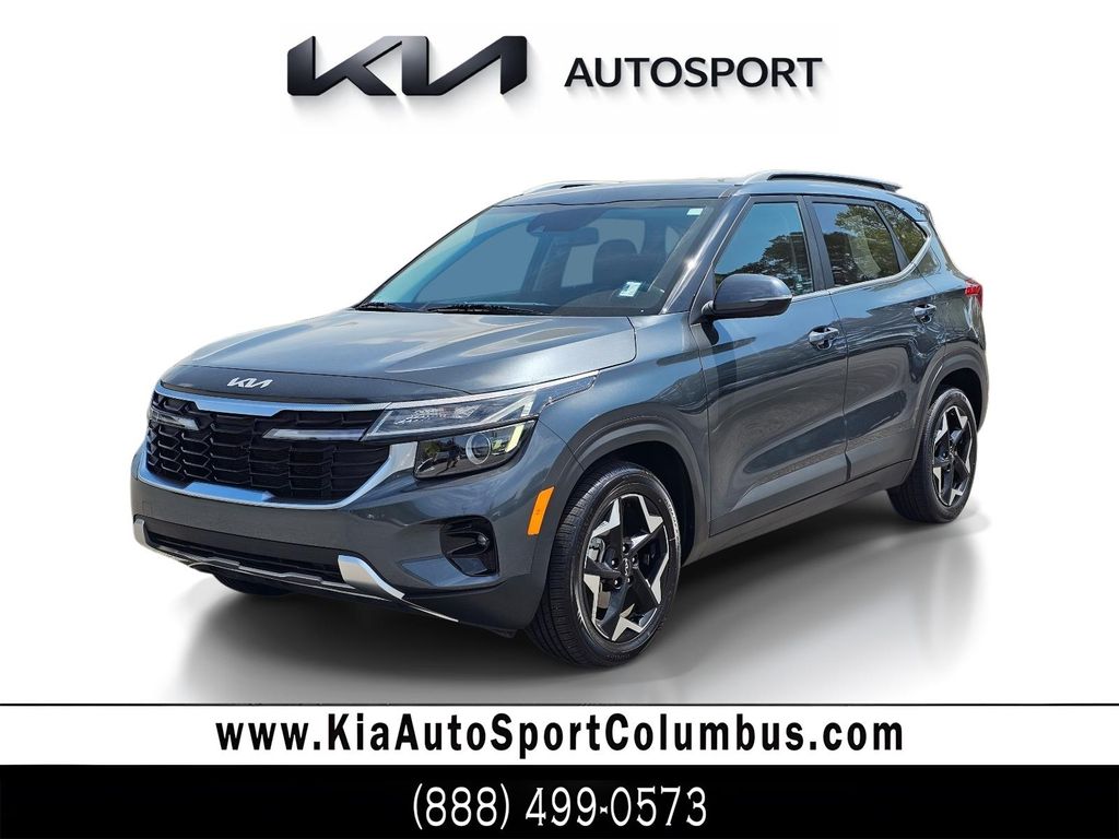Gravity Gray 2024 Kia Seltos EX FWD SUV / Crossover Front-Wheel Drive Continuously Variable Transmission