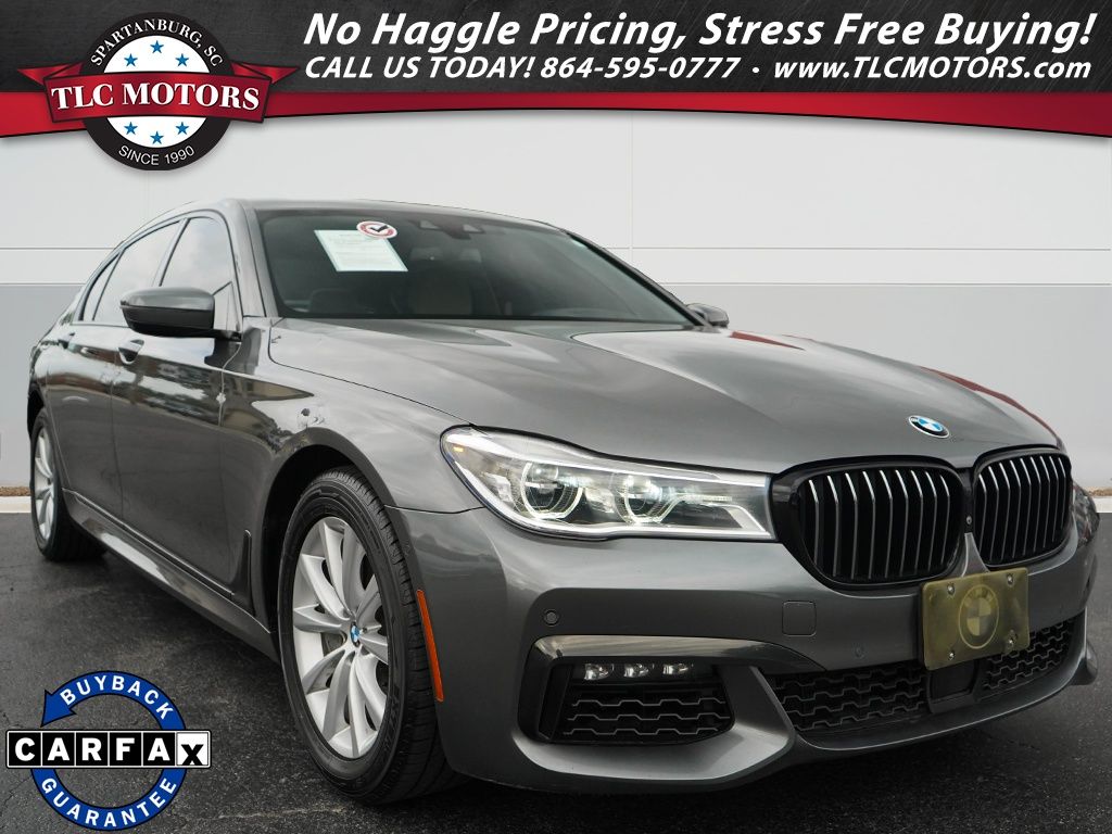 Magellan Gray Metallic 2019 BMW 7 Series Sedan Rear-Wheel Drive 8-Speed Automatic