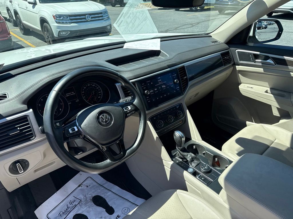2019 Volkswagen Atlas 3.6L V6 SE White at Carlisle Cadillac Buick GMC