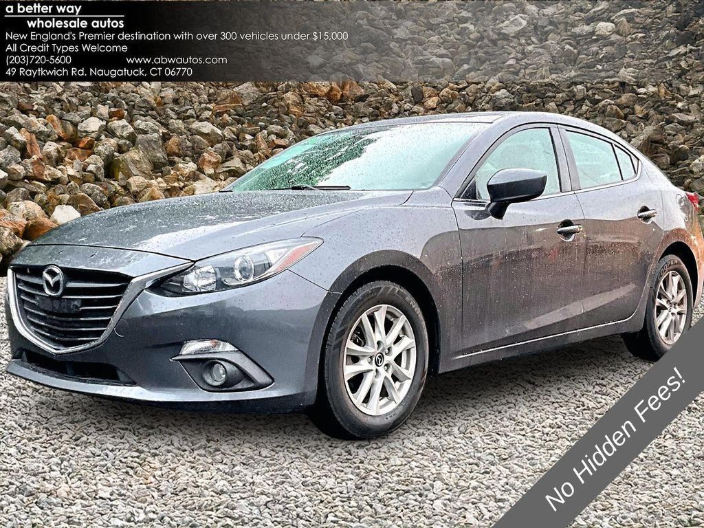 Meteor Gray Mica 2015 Mazda MAZDA3 Sedan Front-Wheel Drive 6-Speed Automatic