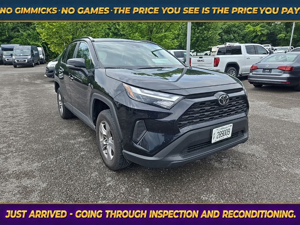 Midnight Black Metallic 2025 Toyota RAV4 SUV / Crossover Front-Wheel Drive 8-Speed Automatic
