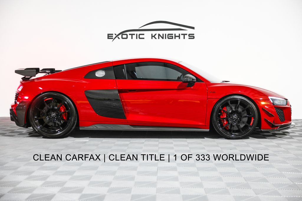 Red 2023 Audi R8 Coupe Rear-Wheel Drive 7-Speed Automatic