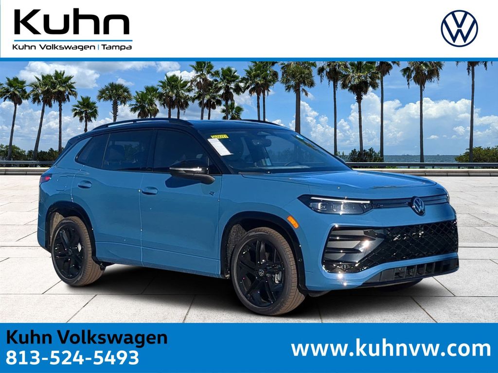 Monterey Blue with Deep Black Roof 2026 Volkswagen Tiguan SE R-Line Black FWD SUV / Crossover Front-Wheel Drive 8-Speed Automatic