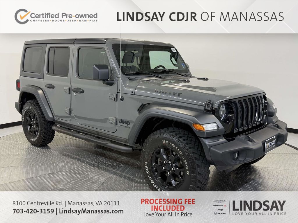 Sting-Gray Clearcoat 2020 Jeep Wrangler SUV / Crossover Four-Wheel Drive 8-Speed Automatic