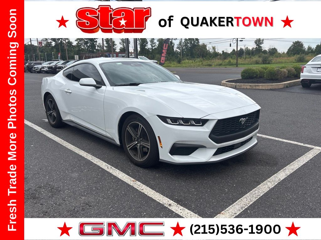Oxford White 2024 Ford Mustang Coupe Rear-Wheel Drive Automatic