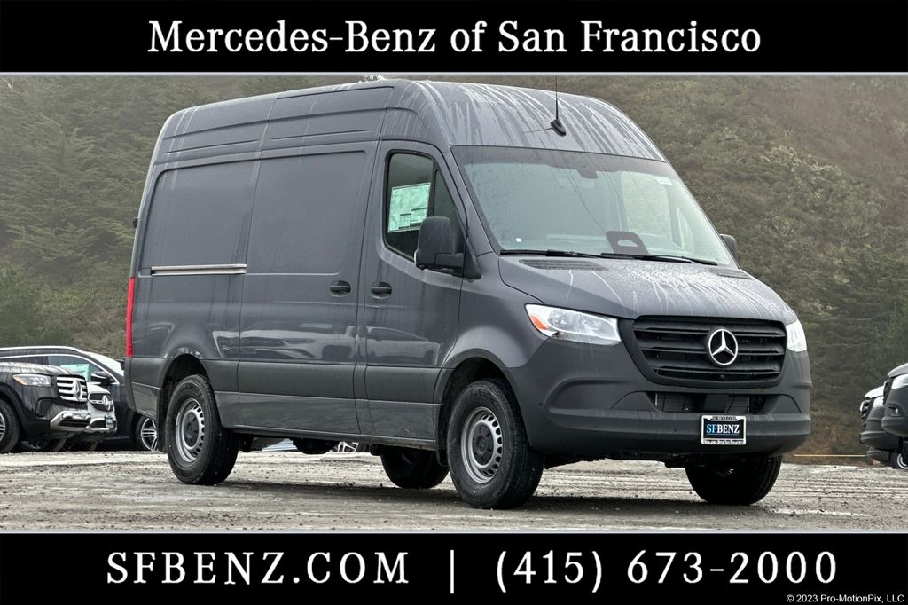 Gray (Graphite Grey) 2026 Mercedes-Benz Sprinter Cargo 2500 144 RWD Van Rear-Wheel Drive 9-Speed Automatic