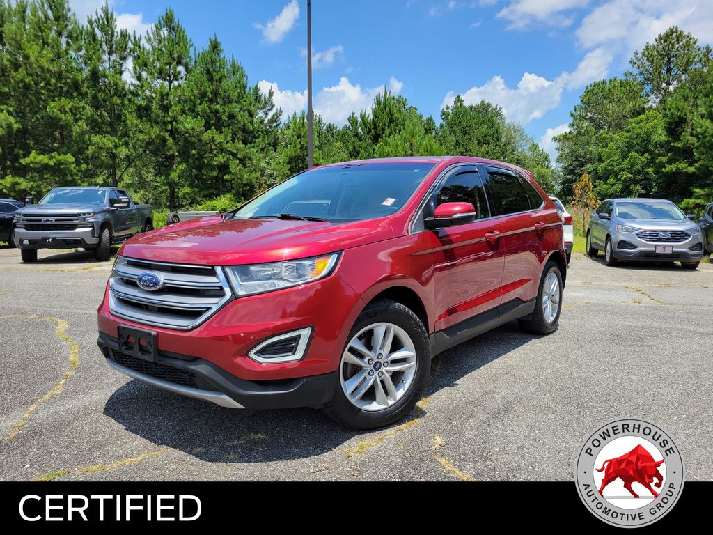 Ruby Red Metallic 2018 Ford Edge SUV / Crossover Front-Wheel Drive 6-Speed Automatic