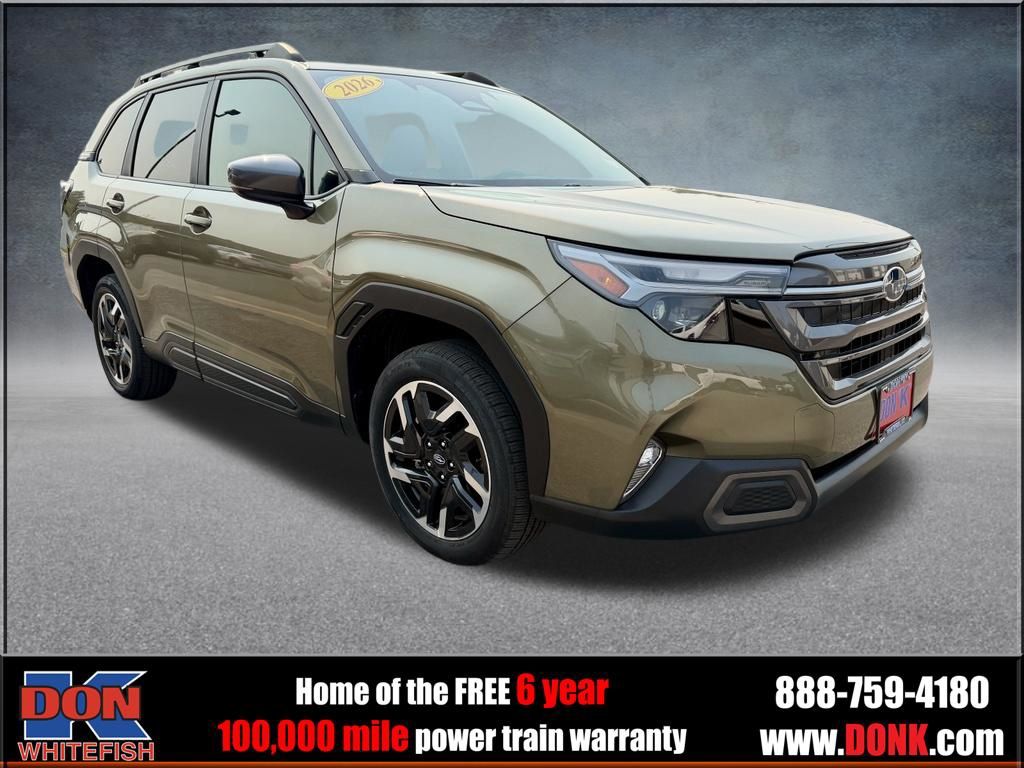 Autumn Green Metallic 2026 Subaru Forester SUV / Crossover All-Wheel Drive Continuously Variable Transmission