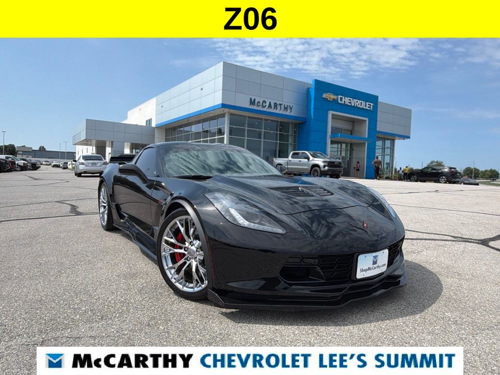 Black 2016 Chevrolet Corvette Coupe Rear-Wheel Drive 8-Speed Automatic