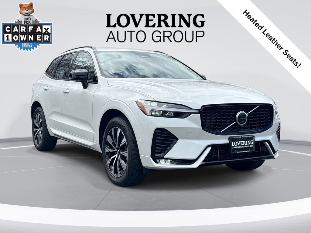 Crystal White Metallic 2025 Volvo XC60 B5 Plus Dark Theme AWD SUV / Crossover All-Wheel Drive Automatic