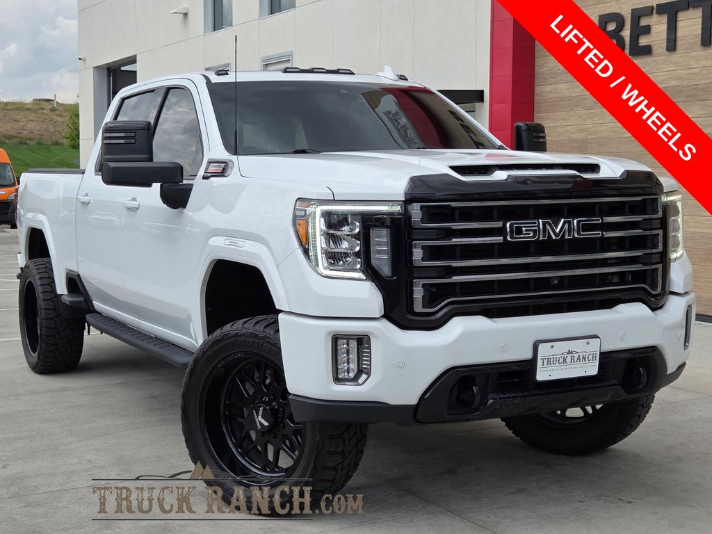 Summit White 2021 GMC Sierra 3500HD Pickup Truck Four-Wheel Drive Automatic