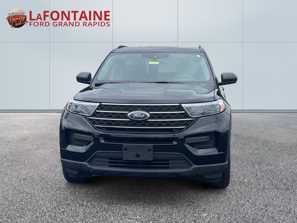 Black Metallic 2023 Ford Explorer SUV / Crossover All-Wheel Drive Automatic