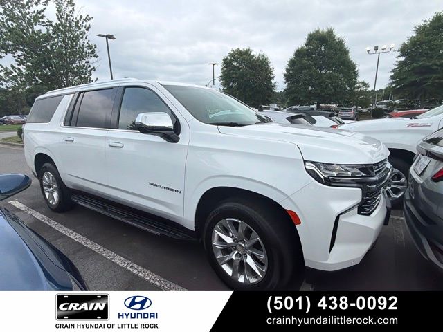 Summit White 2023 Chevrolet Suburban SUV / Crossover Four-Wheel Drive