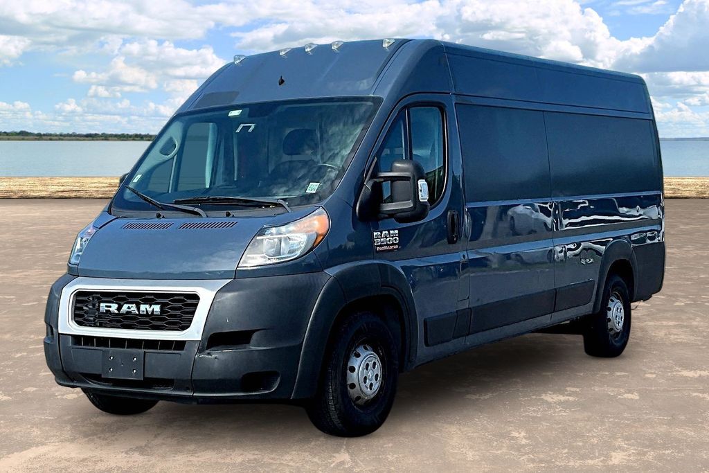 Gray 2020 RAM ProMaster 3500 159 High Roof Extended Cargo Van FWD Van Front-Wheel Drive 6-Speed Automatic