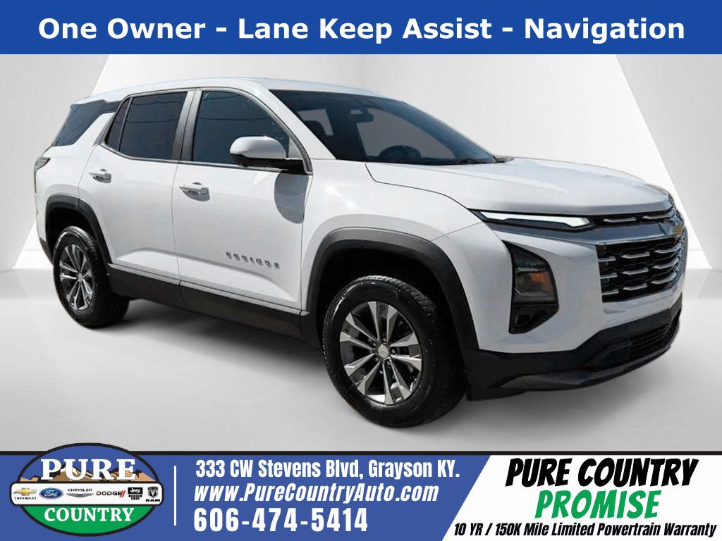 Summit White 2025 Chevrolet Equinox LT FWD SUV / Crossover Front-Wheel Drive Continuously Variable Transmission