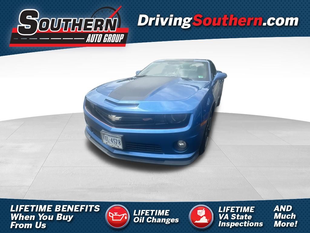 Kinetic Blue Metallic 2013 Chevrolet Camaro Coupe Rear-Wheel Drive 6-Speed Automatic