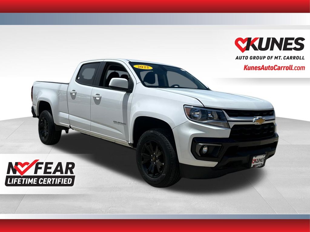 Summit White 2022 Chevrolet Colorado Pickup Truck Four-Wheel Drive 8-Speed Automatic