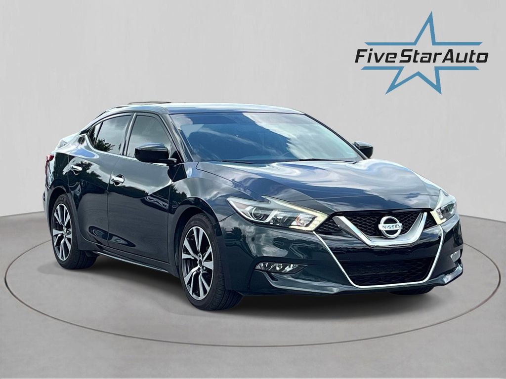 Storm Blue 2017 Nissan Maxima Sedan Front-Wheel Drive Continuously Variable Transmission