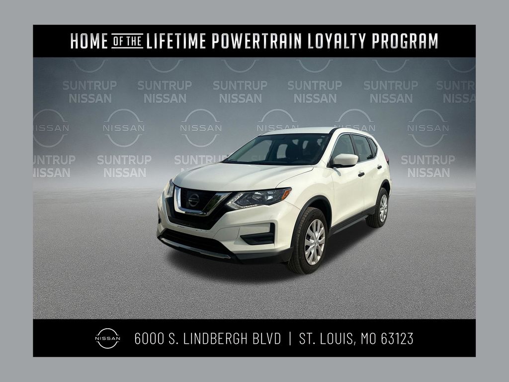 Glacier White 2017 Nissan Rogue SUV / Crossover All-Wheel Drive Continuously Variable Transmission