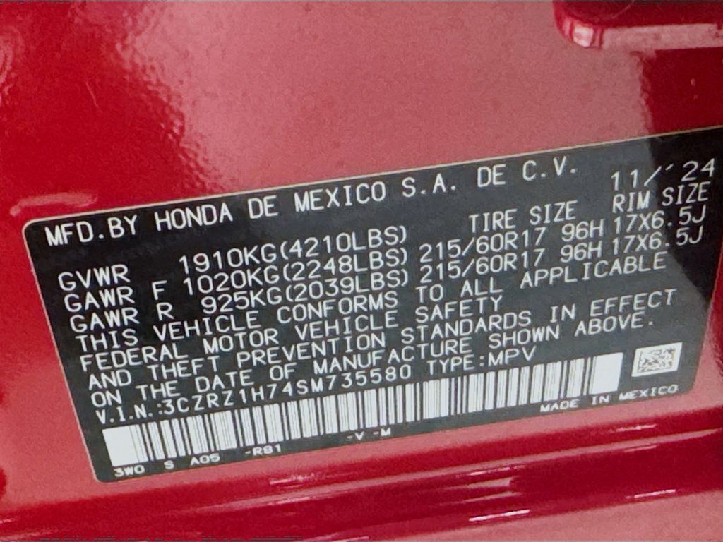 Used Car 2025 Honda Hr-v  Ex-l For Sale Under $30,000 In Austin, Texas