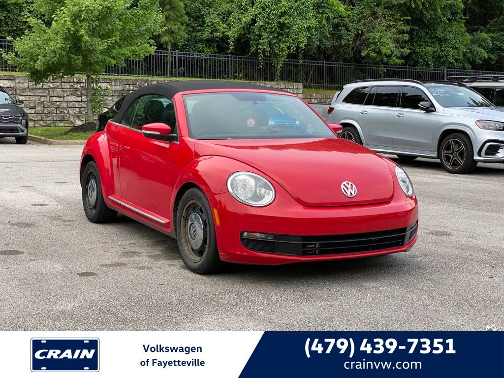 Red 2015 Volkswagen Beetle Convertible Front-Wheel Drive 6-Speed Automatic