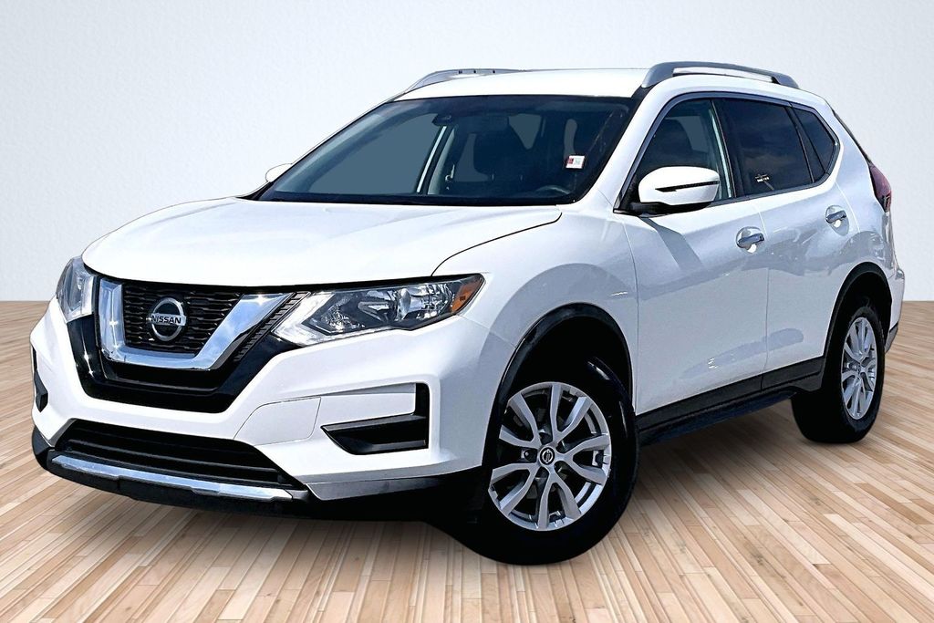 Glacier White 2019 Nissan Rogue SV FWD SUV / Crossover Front-Wheel Drive Continuously Variable Transmission