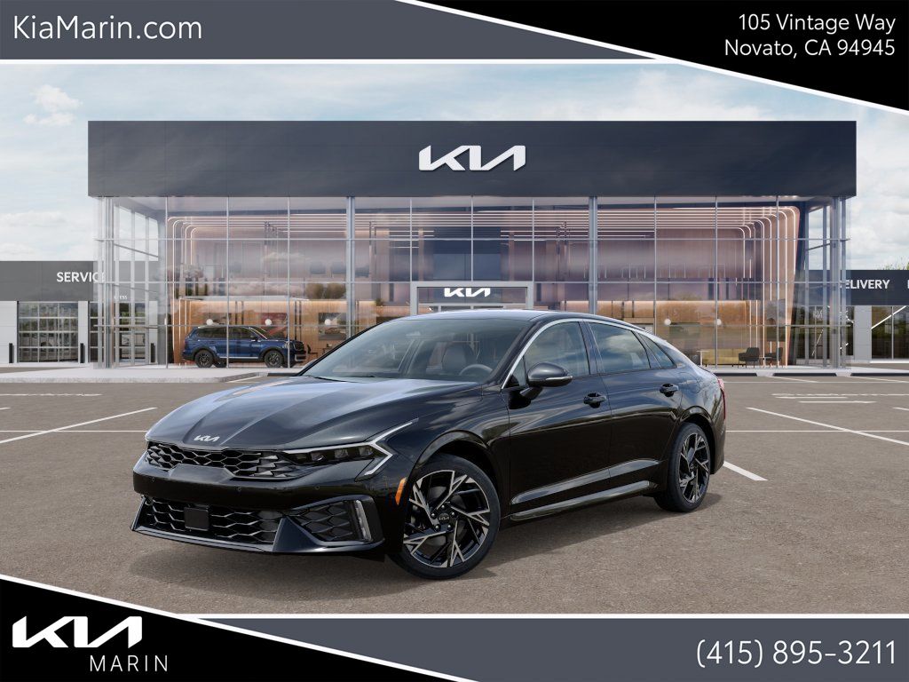 Aurora Black Pearl 2026 Kia K5 GT-Line FWD Sedan Front-Wheel Drive 8-Speed Automatic