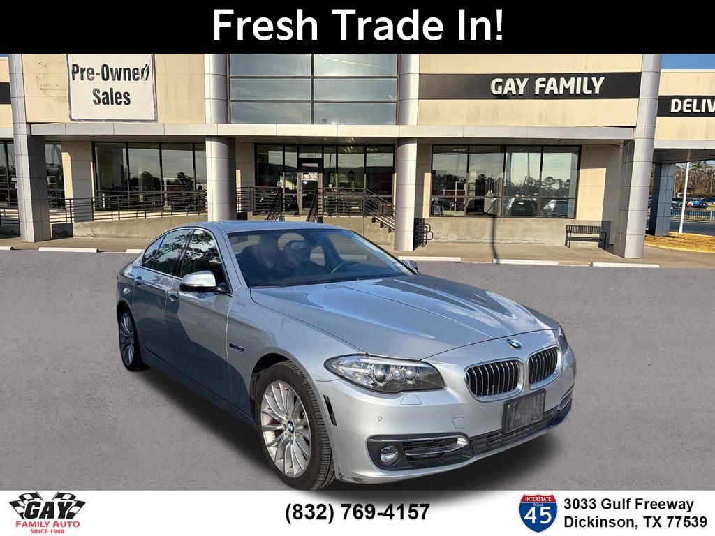 Silver 2014 BMW 5 Series 528i Sedan RWD Sedan Rear-Wheel Drive 8-Speed Automatic