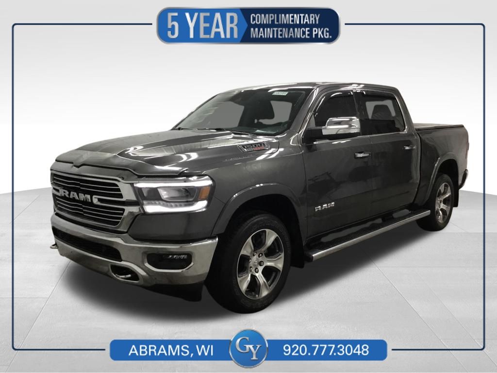 Gray (Granite Crystal Metallic Clearcoat) 2022 RAM 1500 Pickup Truck Four-Wheel Drive 8-Speed Automatic