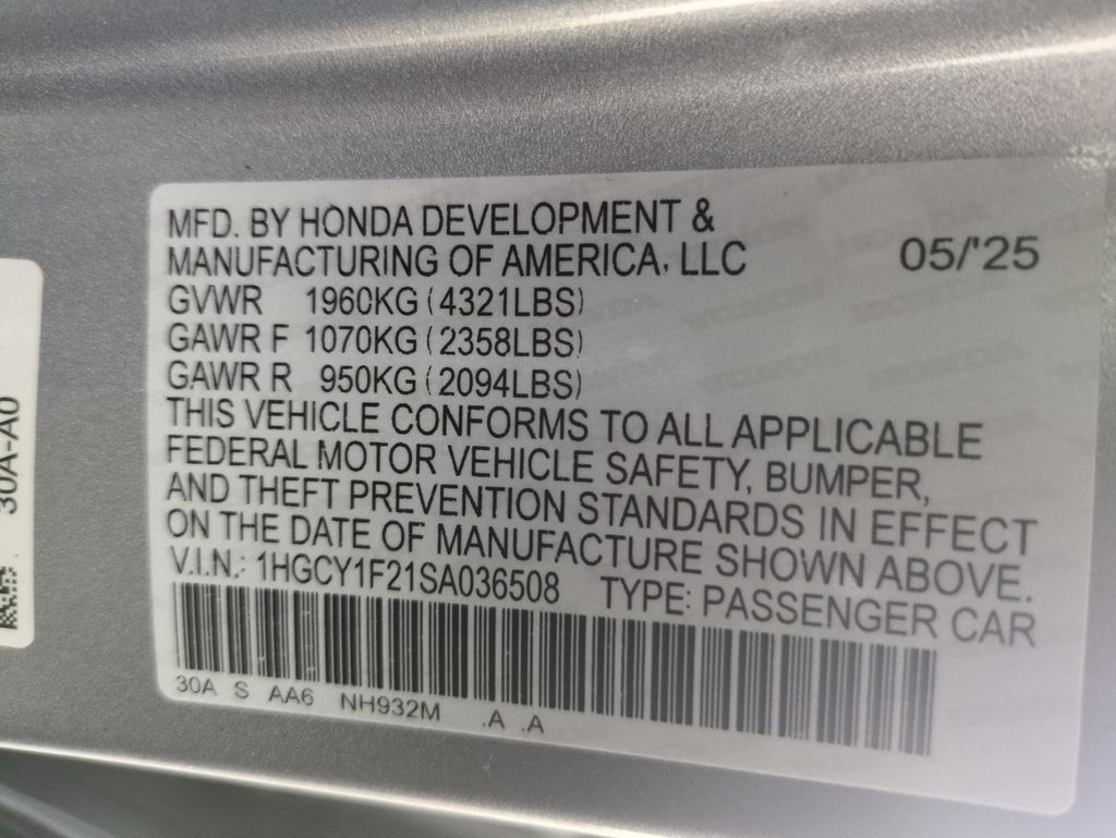 New 2025 Honda Accord For Sale in Fort Wayne, IN