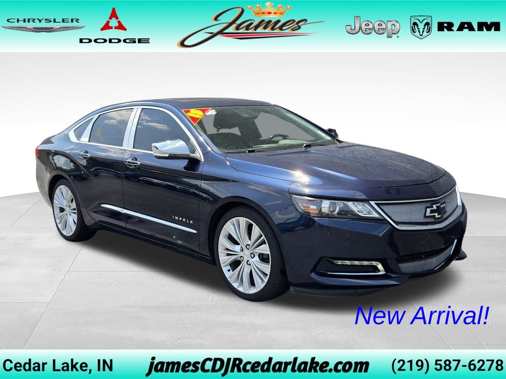 Blue Velvet Metallic 2015 Chevrolet Impala Sedan Front-Wheel Drive 6-Speed Automatic Overdrive