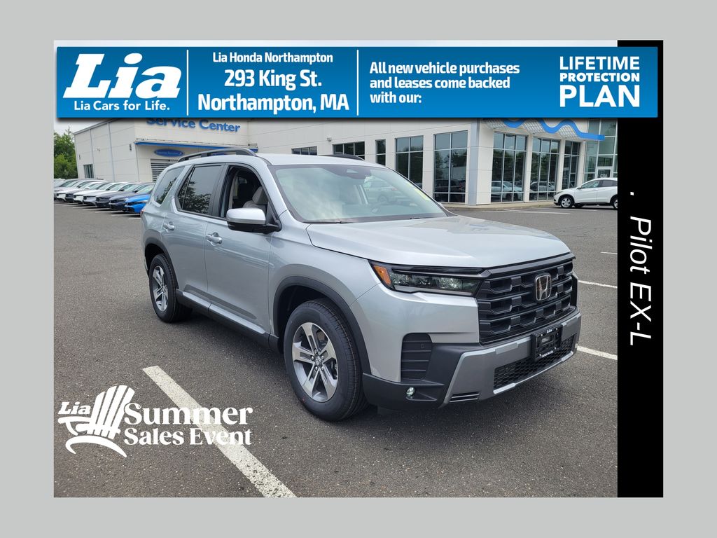 Solar Silver Metallic 2026 Honda Pilot EX-L AWD SUV / Crossover All-Wheel Drive Automatic