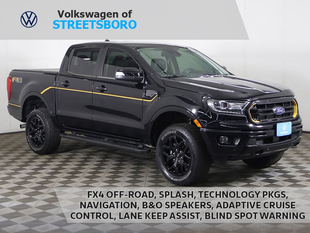 Shadow Black 2022 Ford Ranger Pickup Truck Four-Wheel Drive Automatic