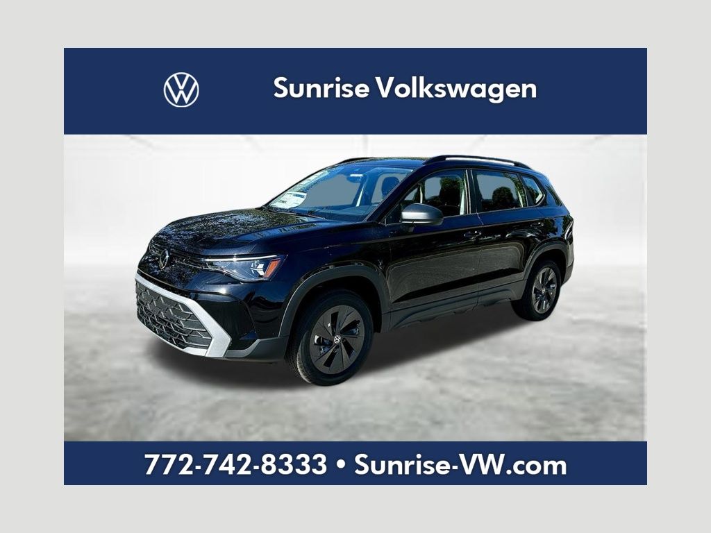 Black 2026 Volkswagen Taos SUV / Crossover Front-Wheel Drive 8-Speed Automatic