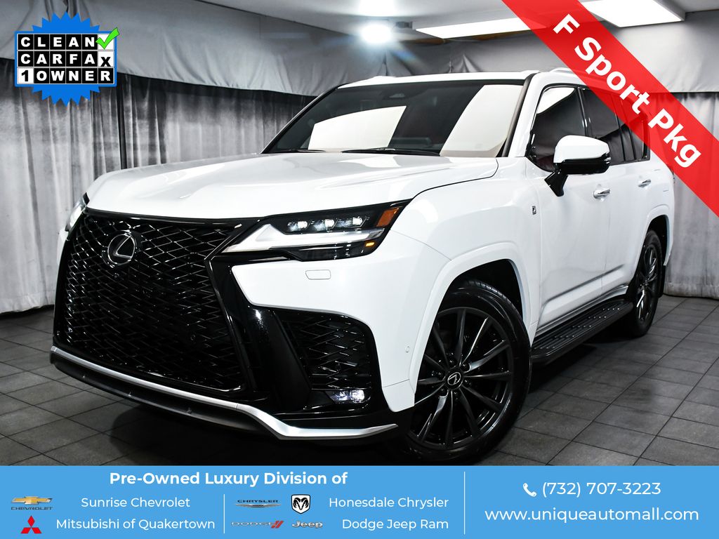 Ultra White 2025 Lexus LX Hybrid SUV / Crossover All-Wheel Drive Automatic