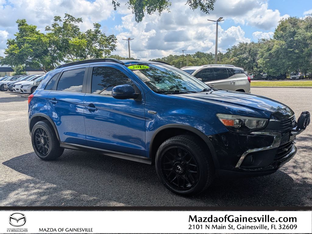 Blue 2016 Mitsubishi Outlander Sport SEL AWC SUV / Crossover All-Wheel Drive Continuously Variable Transmission