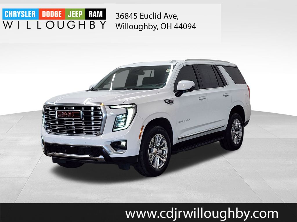 Summit White 2025 GMC Yukon SUV / Crossover Four-Wheel Drive