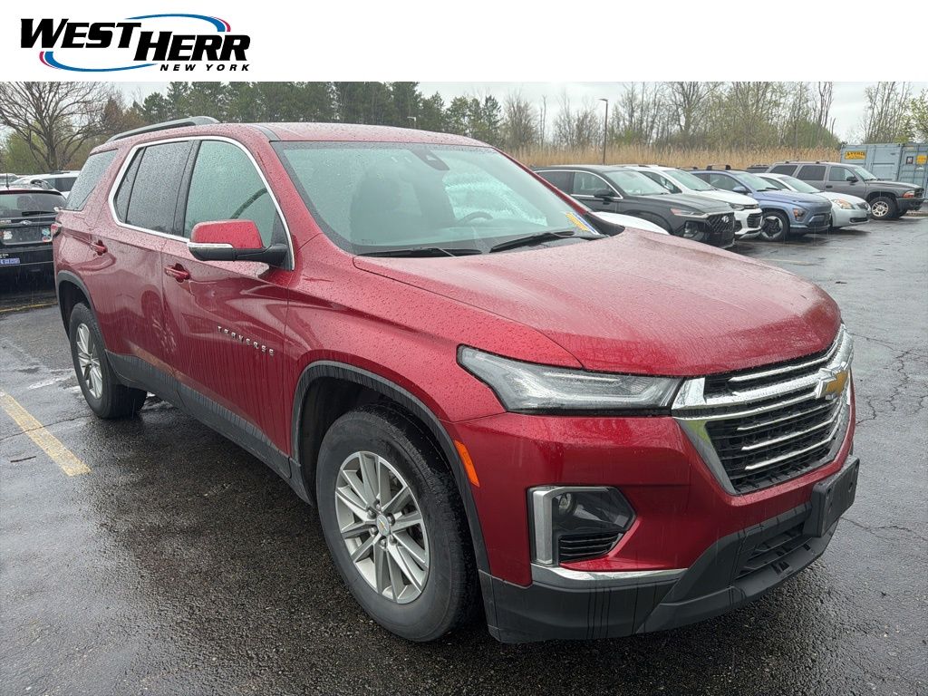 Radiant Red Tintcoat 2023 Chevrolet Traverse LT Cloth AWD SUV / Crossover Four-Wheel Drive 9-Speed Automatic