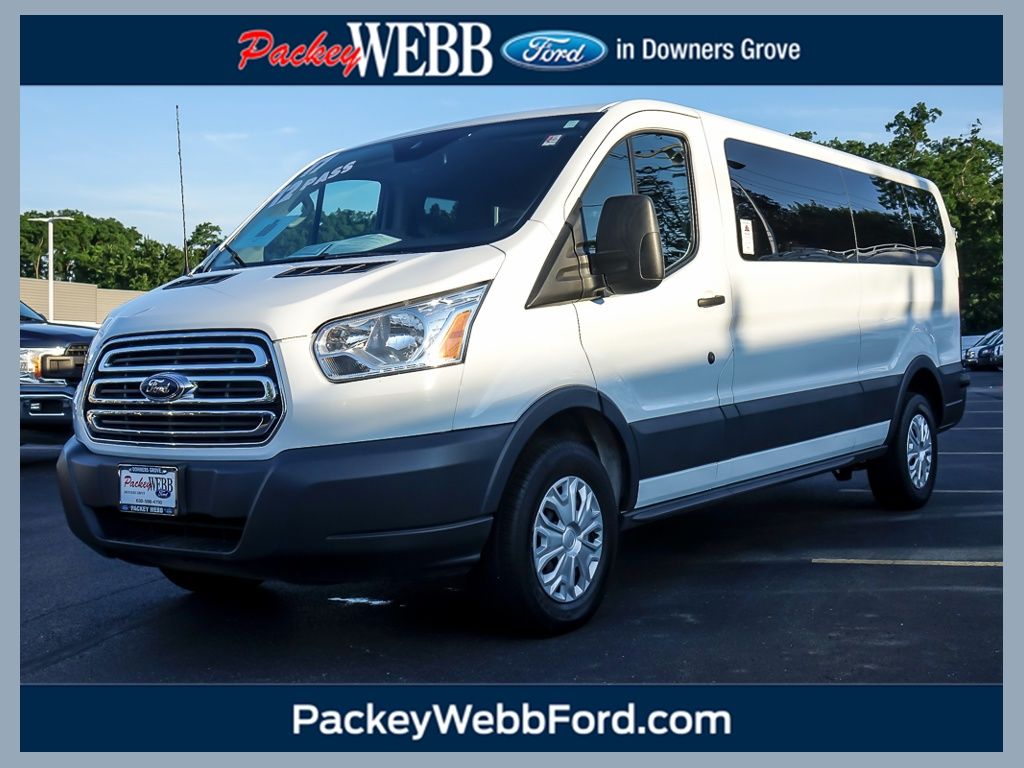Oxford White 2017 Ford Transit Passenger Van Rear-Wheel Drive 6-Speed Automatic Overdrive