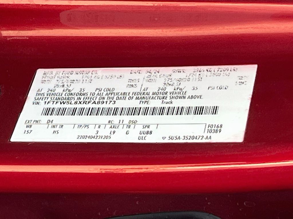 Used 2024 Red Ford Lariat image 32