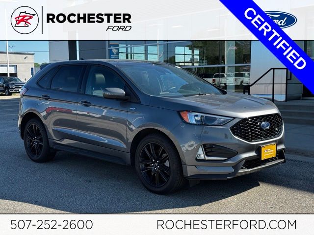 Carbonized Gray Metallic 2024 Ford Edge SUV / Crossover All-Wheel Drive 8-Speed Automatic