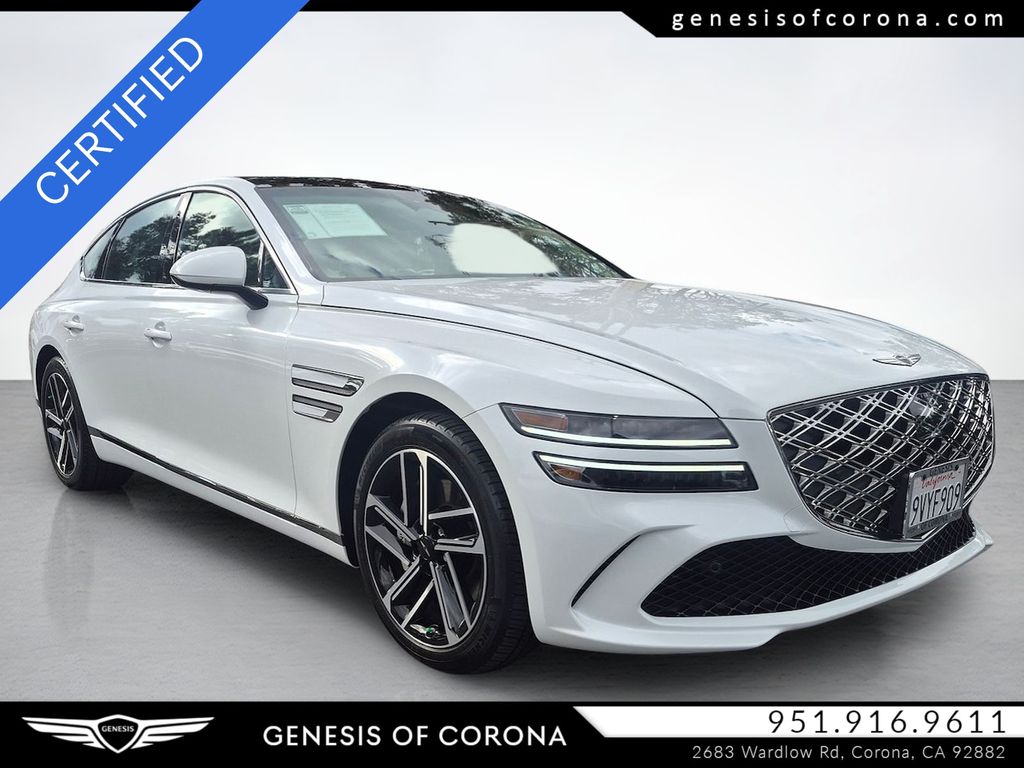 White 2026 Genesis G80 Sedan All-Wheel Drive 8-Speed Automatic
