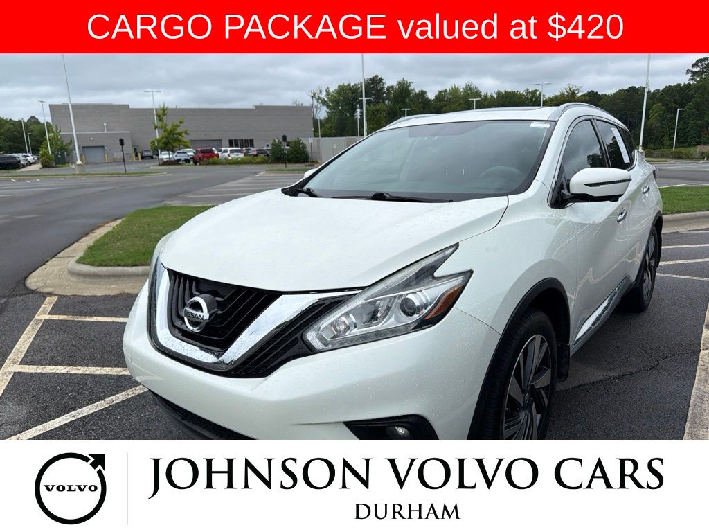 Pearl White 2018 Nissan Murano SUV / Crossover Front-Wheel Drive Continuously Variable Transmission